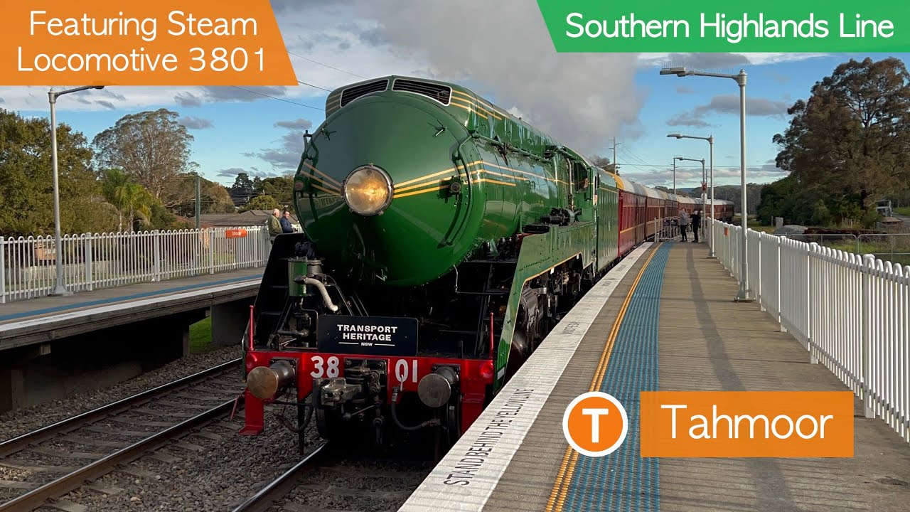 Transport for Sydney Vlog 454: Tahmoor Trainspotting - Featuring Steam Locomotive 3801