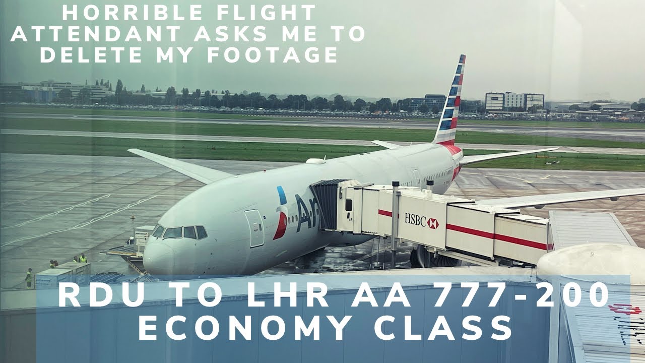 Обзор полета эконом-класса American Airlines 777-200 ER по маршруту Роли-Дарем — Лондон (RDU — LHR)