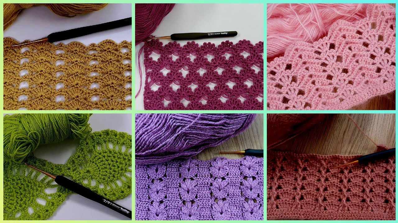 Amazing 80 kinds of beautiful crochet knitting patterns