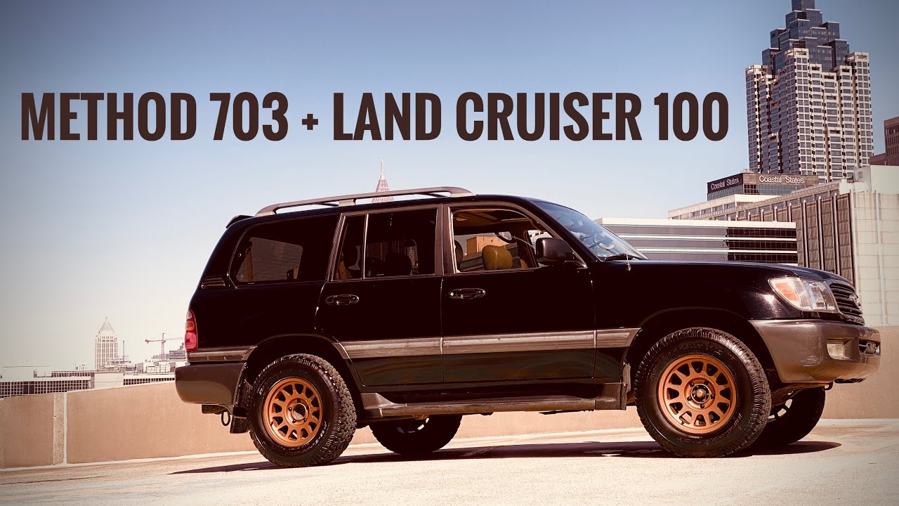 Toyota Land Cruiser LX470 100 серии и гоночные диски Method 703!