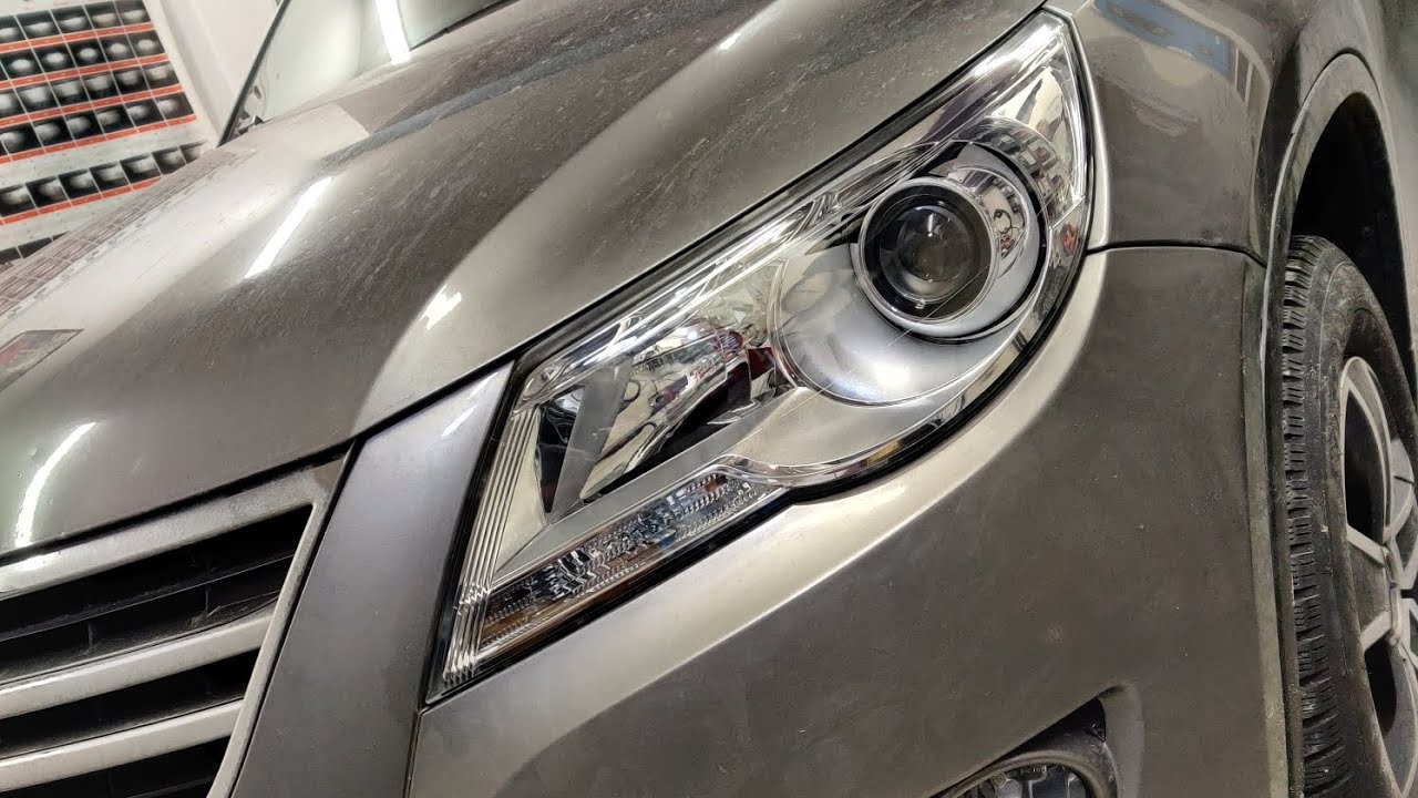✅ Повернув молодість фар VW Tiguan. Світлодіодні BiLED лінзи замість галогену