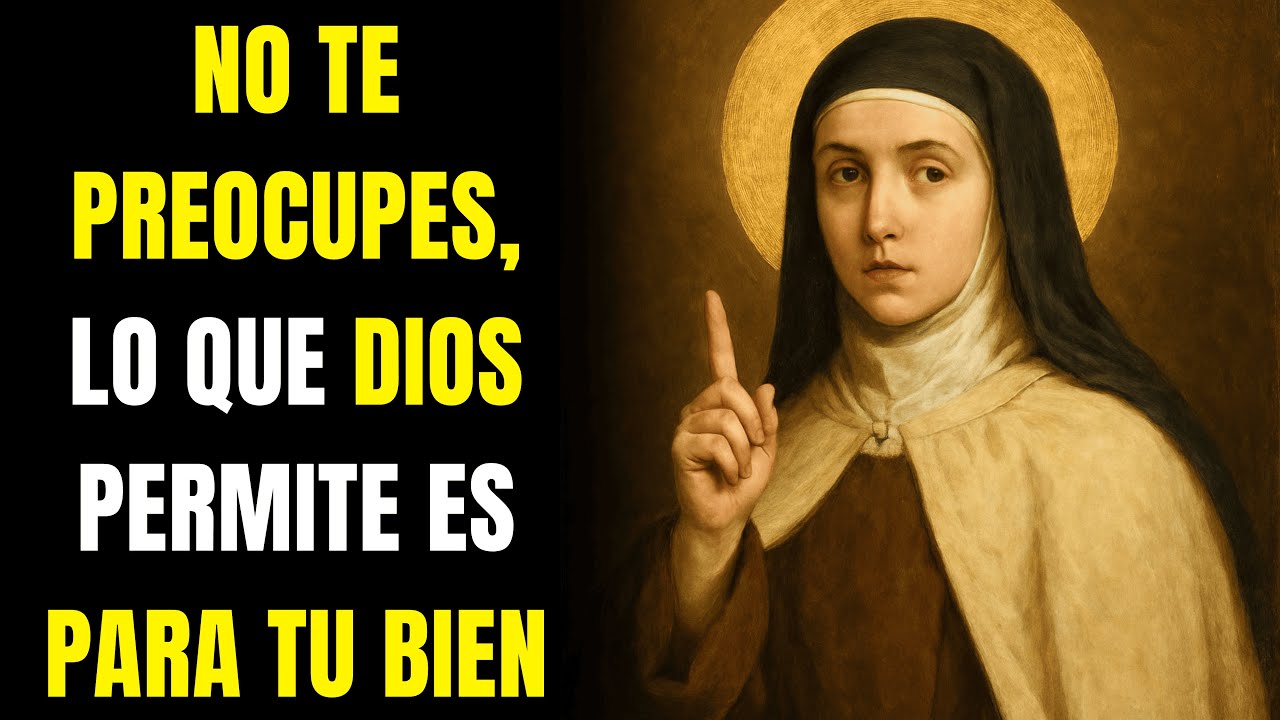 SANTA TERESA: NO TE PREOCUPES, LO QUE DIOS PERMITE ES PARA TU BIEN