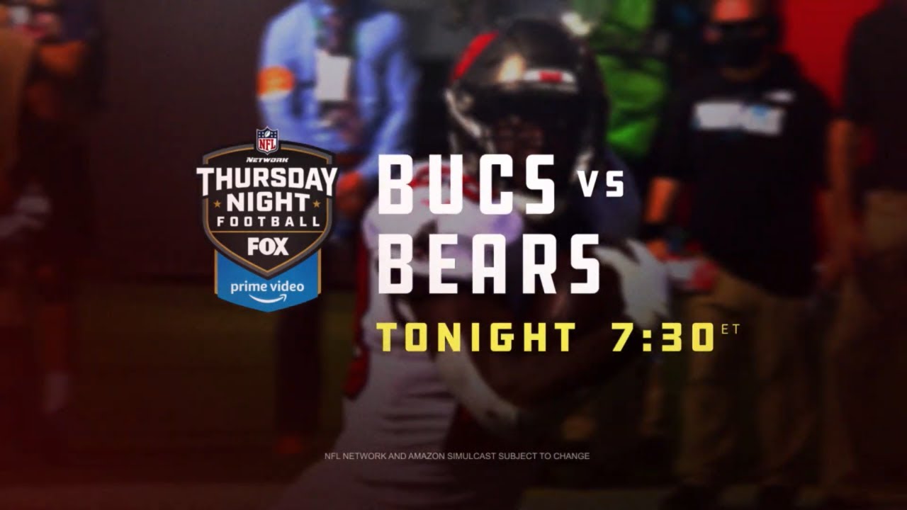 Buccaneers vs Bears | TNF on FOX | Tonight