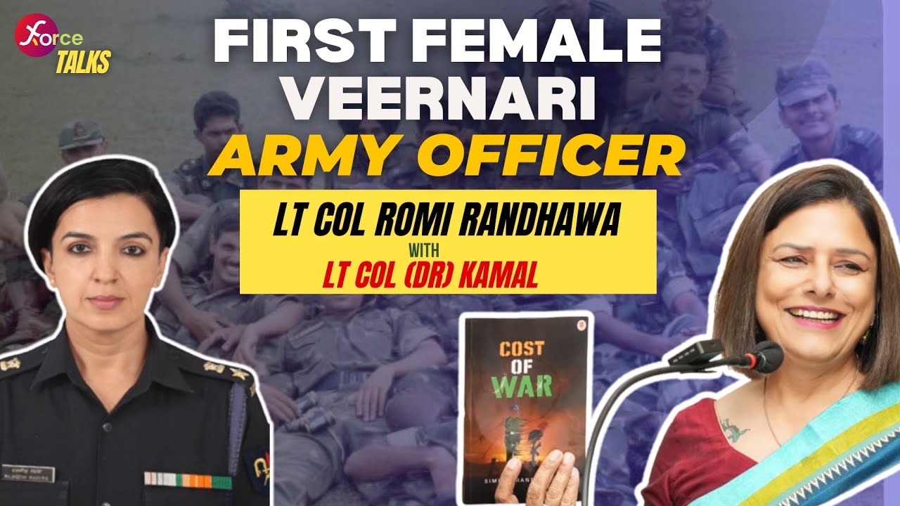 First Female Veernari Army Officer Lt Col Romi Randhawa with Lt Col (Dr) Kamal #indianarmy #ota