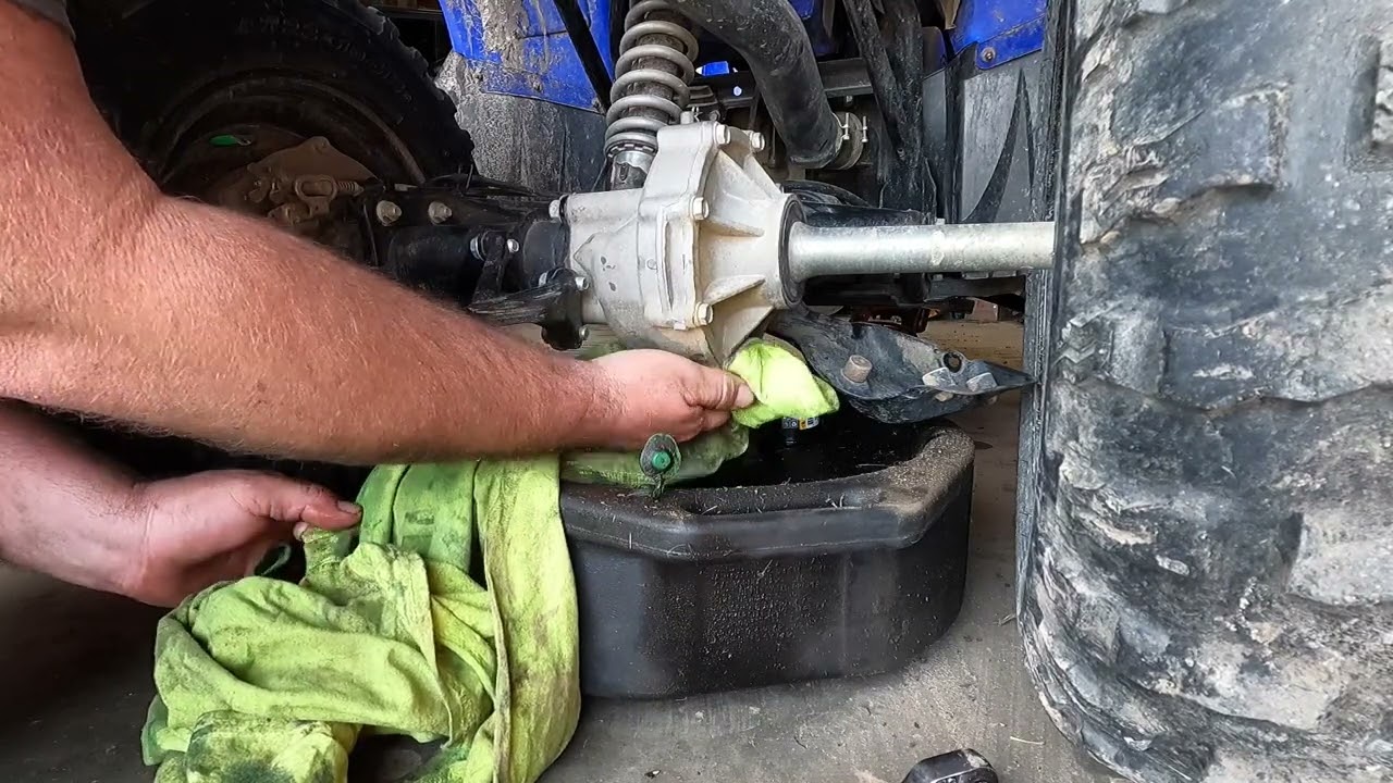 Yamaha Wolverine 350 ATV Rear Diff Service
