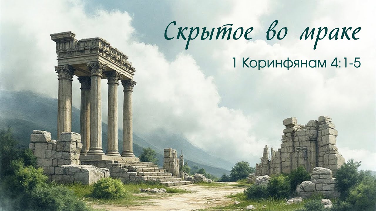 10 Скрытое во мраке (1 Кор. 4:1-5)