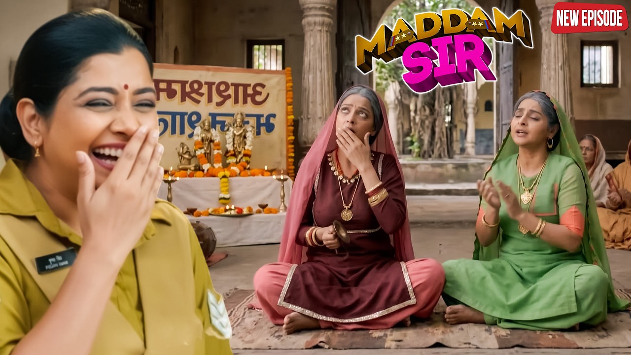 Haseena - Karishma  का संन्यास देख, पुष्पा सिंह हंस-हंसकर हुई पागल ! || Maddam Sir ||