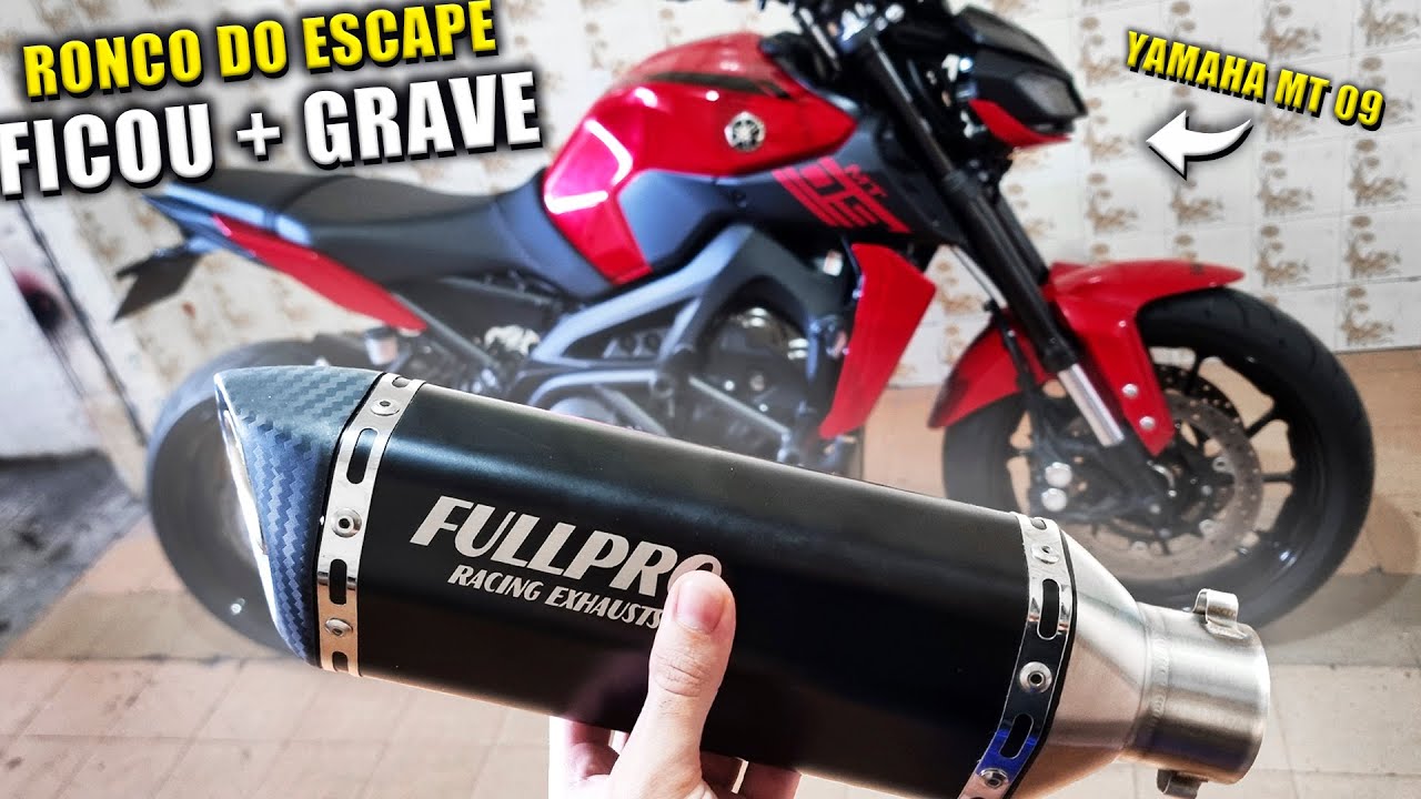 MELHOR RONCO GRAVE PARA MT 09 - ESCAPE FULLPRO
