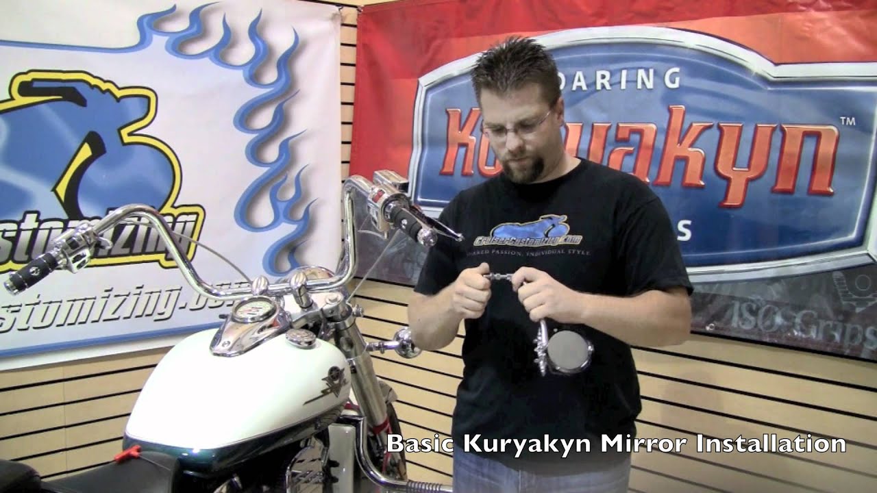 Installing Kuryakyn Mirrors on Motorcycles - Video Guide: Tip of the Week