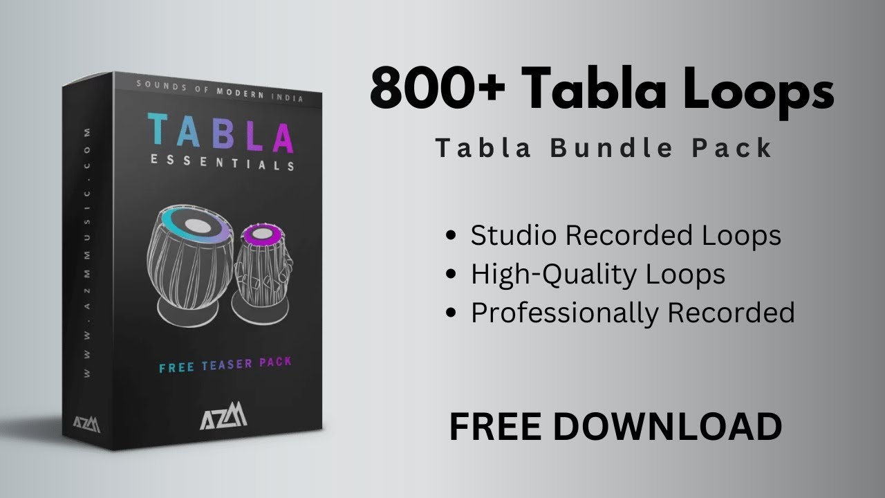 800+ Free Tabla Loops  | Free Download | Tabla Bundle Pack | High-Quality Loops