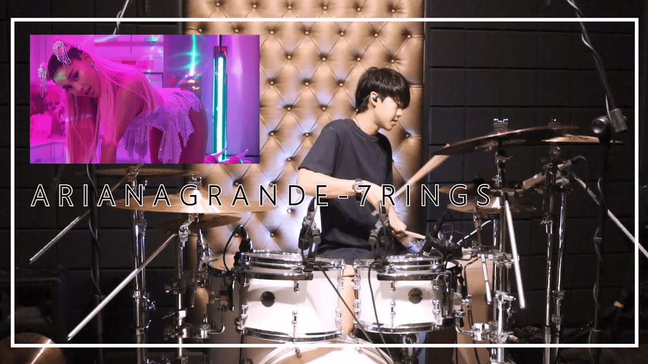 Ariana Grande - 7 rings | Drum Cover | Gene OVD 14 Years old