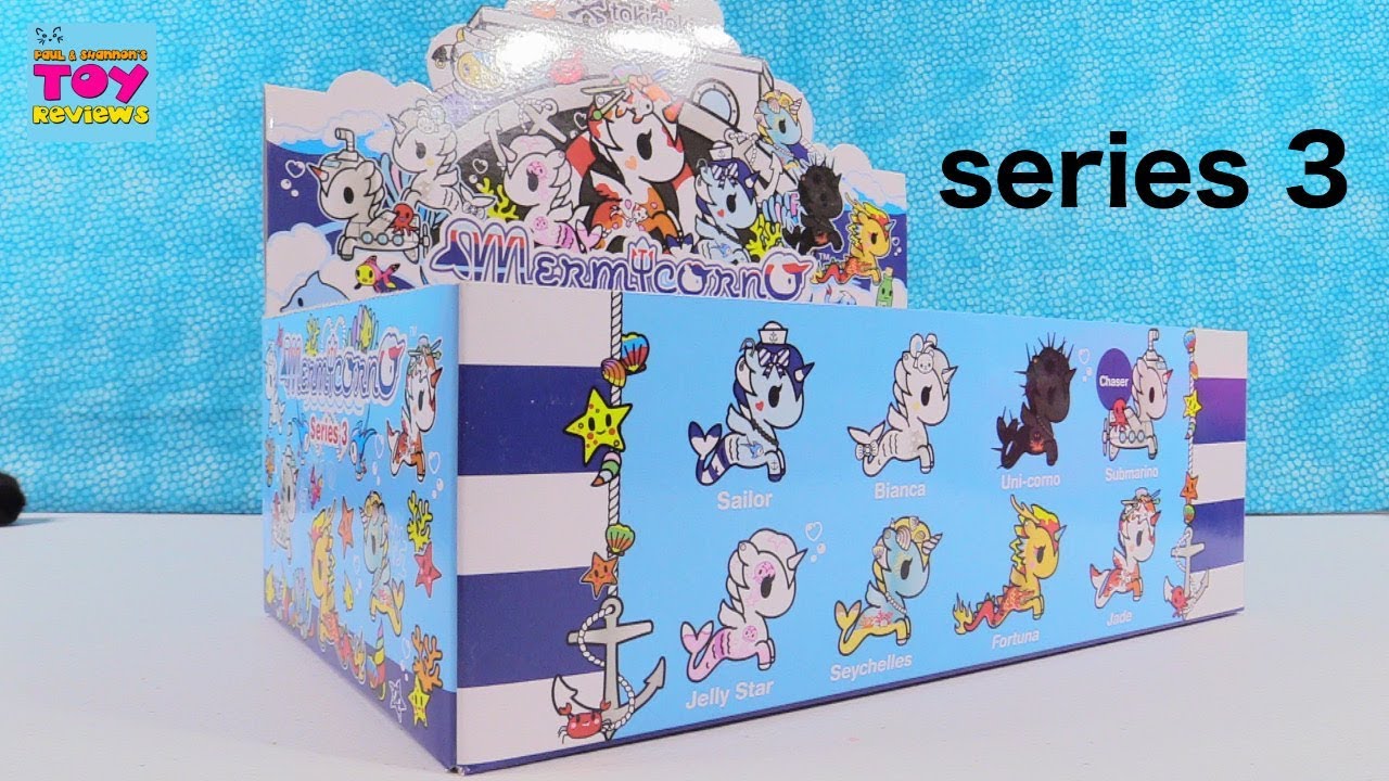 Обзор полной коробки с фигуркой Mermicornos Series 3 Tokidoki | PSToyReviews