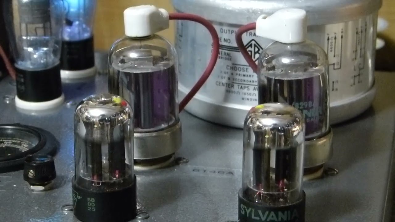 Part-4, 100 Watt 6146A Audio Amplifier With GR 942-A OPT