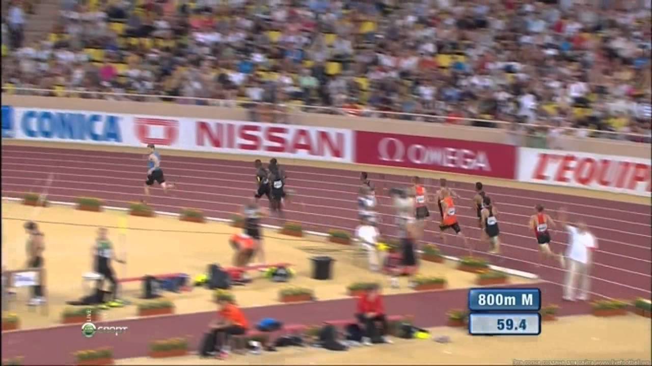Abraham Kipchirchir ROTICH 1:43.13 - 800m Diamond League 2012 Monaco - MIR-La.com