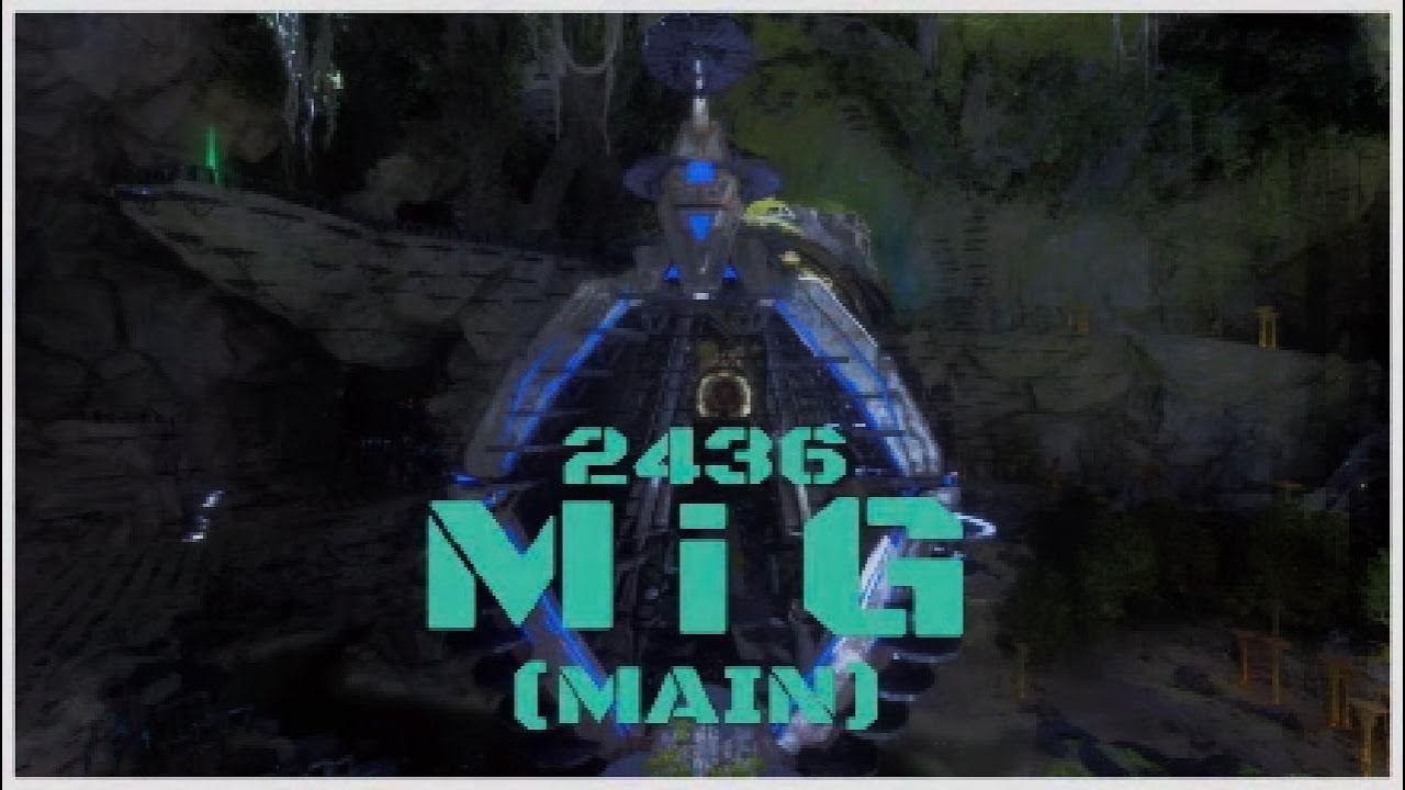 MiG Main Basetour l Ark Ascended Official PvP Crossplay 1x