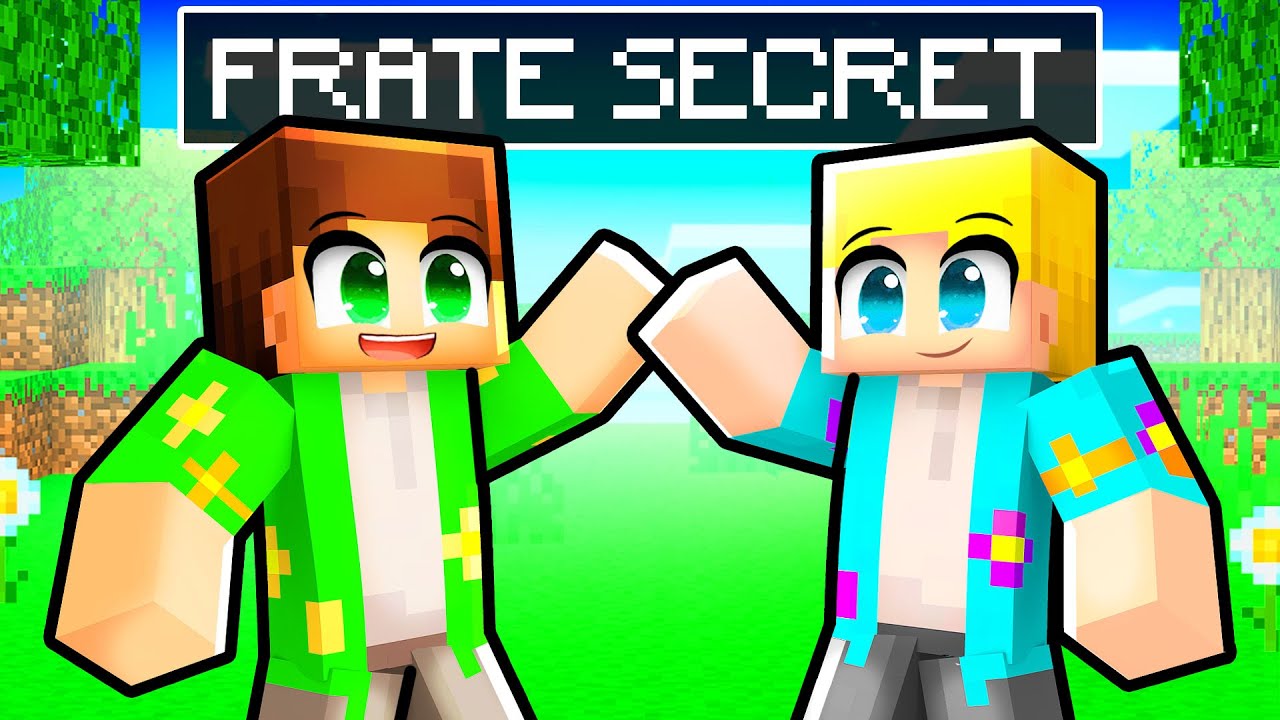 EL este *FRATELE* Meu SECRET din Minecraft...