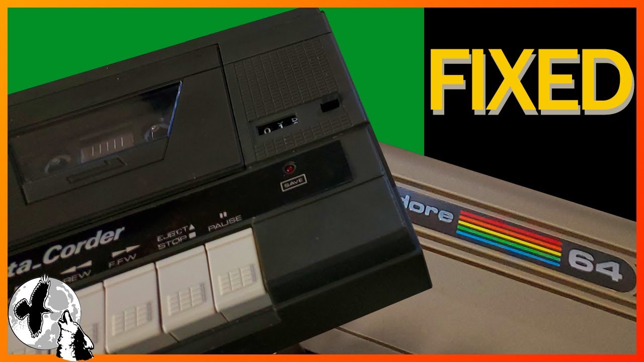 Commodore 64 Data-Corder - Can it be Fixed? - Cassette Data Storage