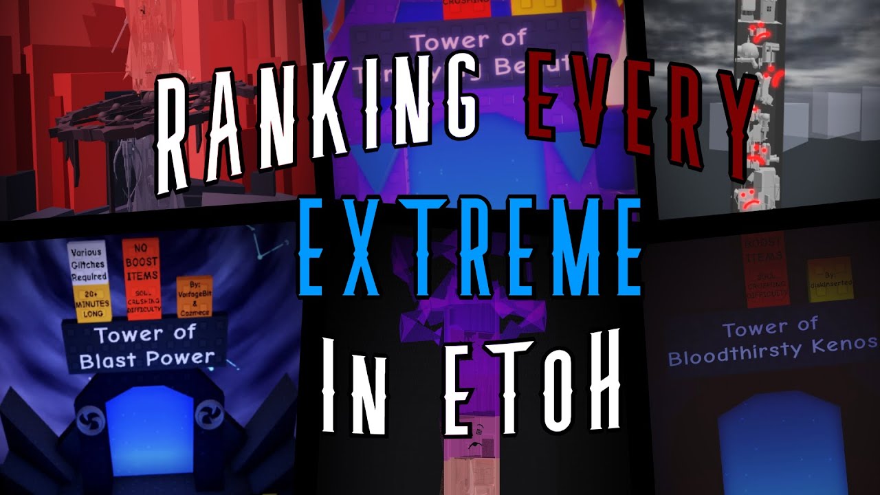 Рейтинг КАЖДОЙ экстремальной башни в EToH!