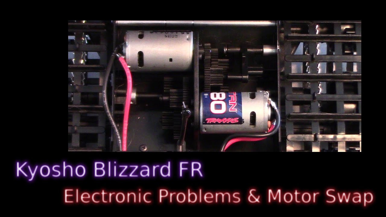 Kyosho Blizzard - Part 3 - Electronic Problems & Motor Swap