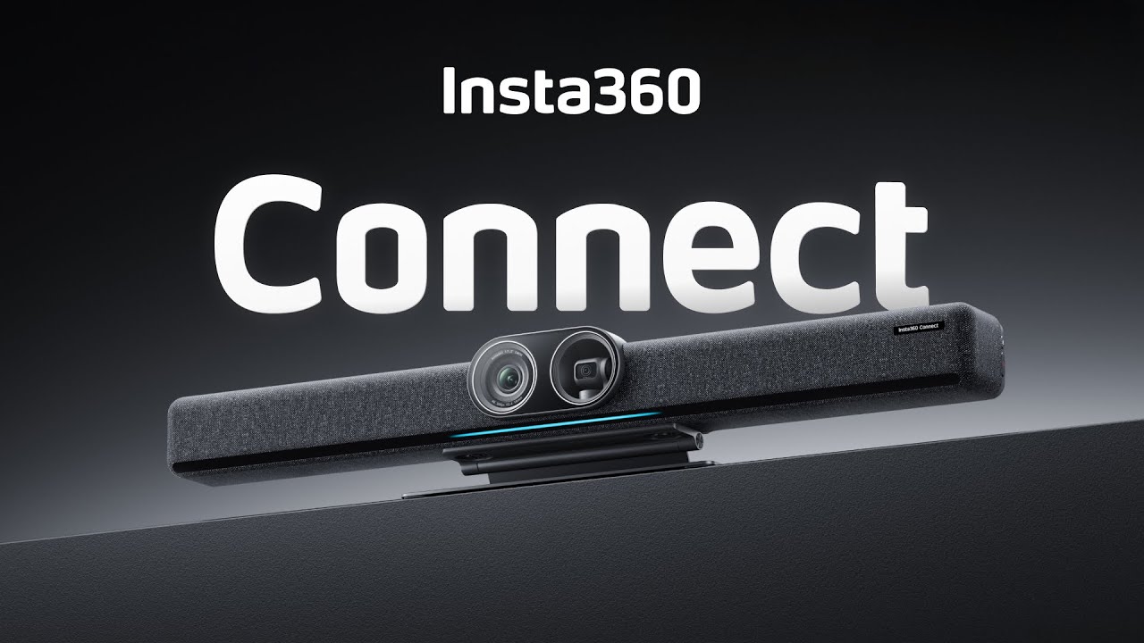 Introducing Insta360 Connect - Dual-4K Camera AI Video Bar
