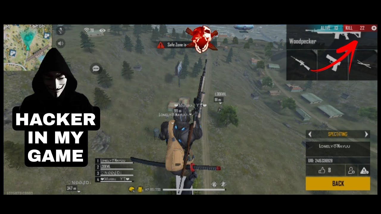 Hacker in my game grandmaster pushing🤬🤬