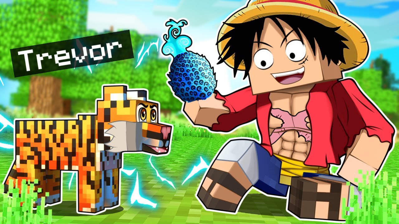 TIGRE BEBÊ IMORTAL ONE PIECE no MINECRAFT!