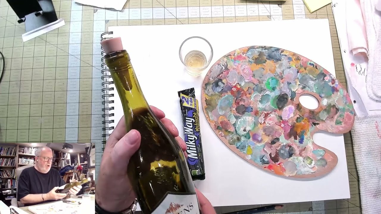 Wine and Dark Chocolate Drink and Draw