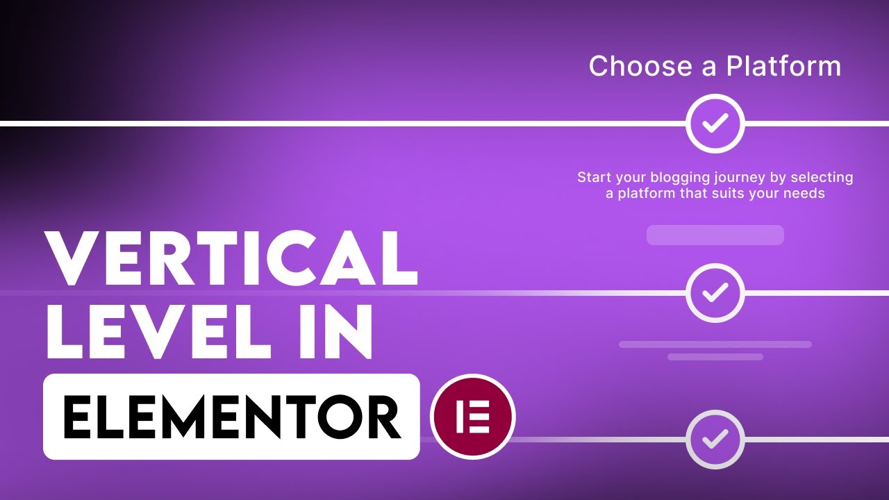 How to Add Vertical Level in Elementor, Gutenberg & Bricks for FREE