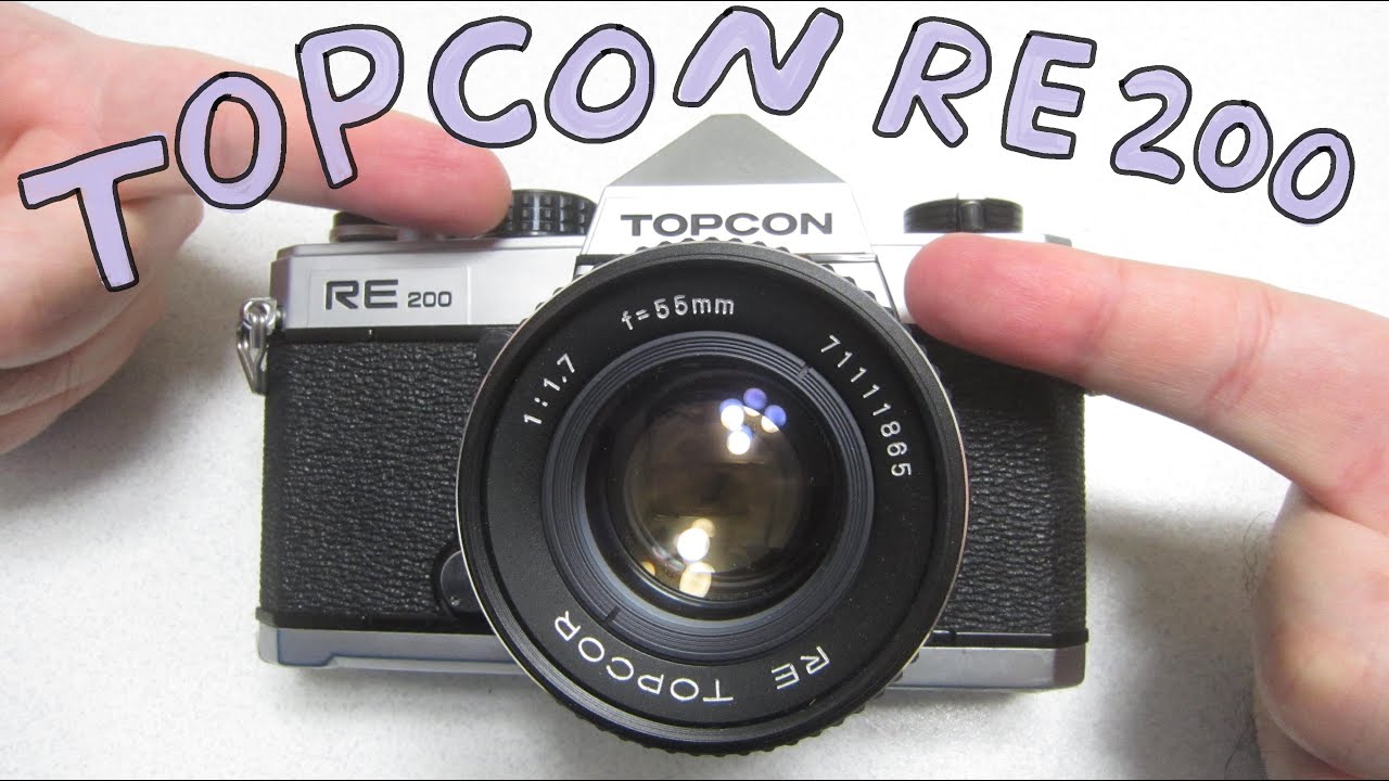 【フィルムカメラ】TOPCON RE200 ハードオフのジャンクで5500円！ちょっと修理して写真を撮りました！【Film camera】【Junk camera】