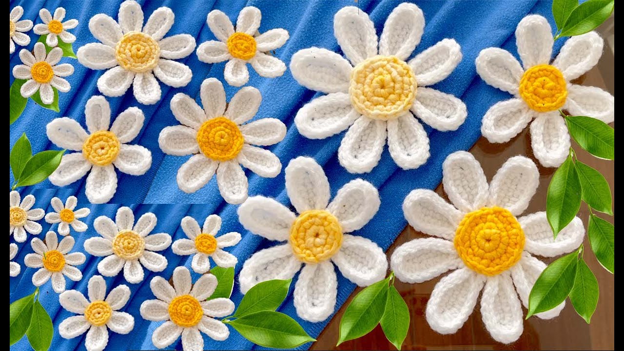 Impresionante te van encantar Tejerlas Flores Fáciles a Crochet Maravilloso Patrón
