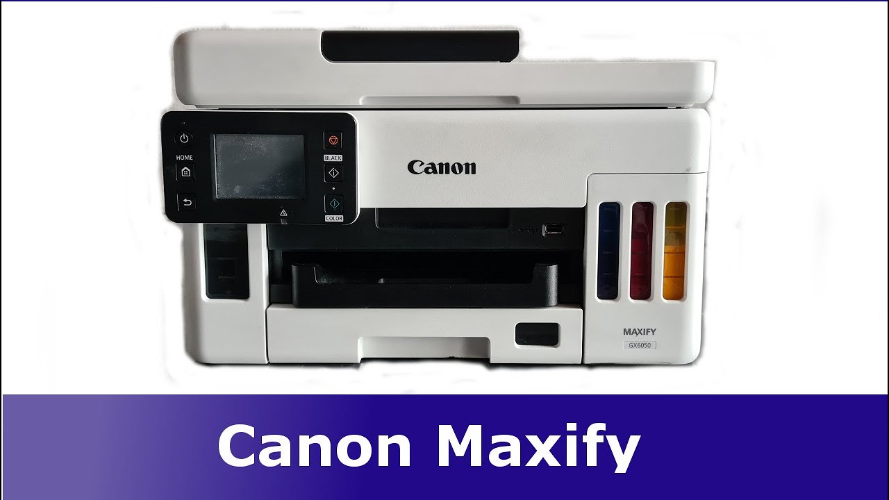 Canon Maxify Cleaning and Opening Printer / Printhead. Reinigung Drucker und Druckkopf
