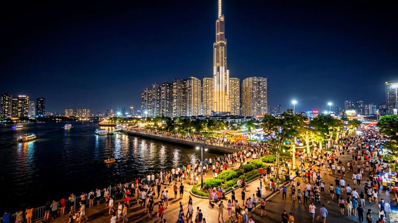 LANDMARK 81 VỀ ĐÊM CÓ GÌ HẤP DẪN VIỆT KIỀU KHÁCH TÂY ĐỔ VỀ ? DẪN VIỆT KIỀU ĐI DẠO 1 VÒNG LANDMARK 81