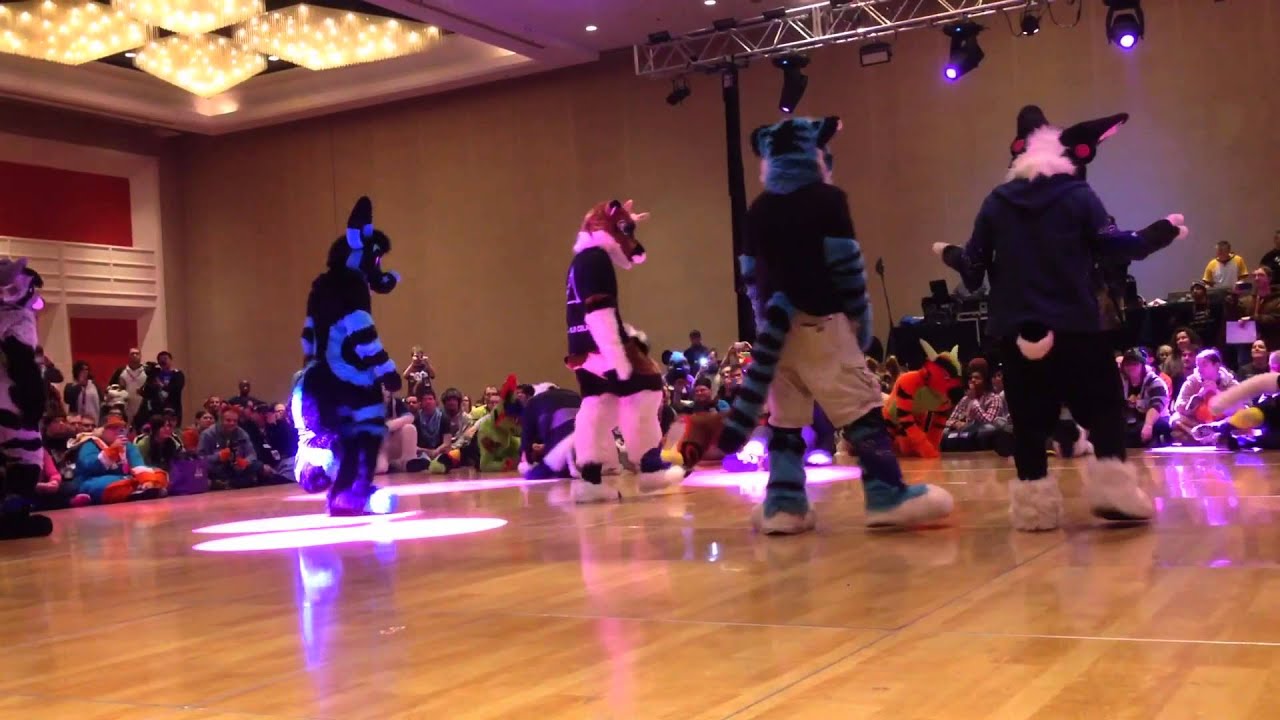 MFF 2014 Fursuit Dance Competition -00- Furturnity Group Opening