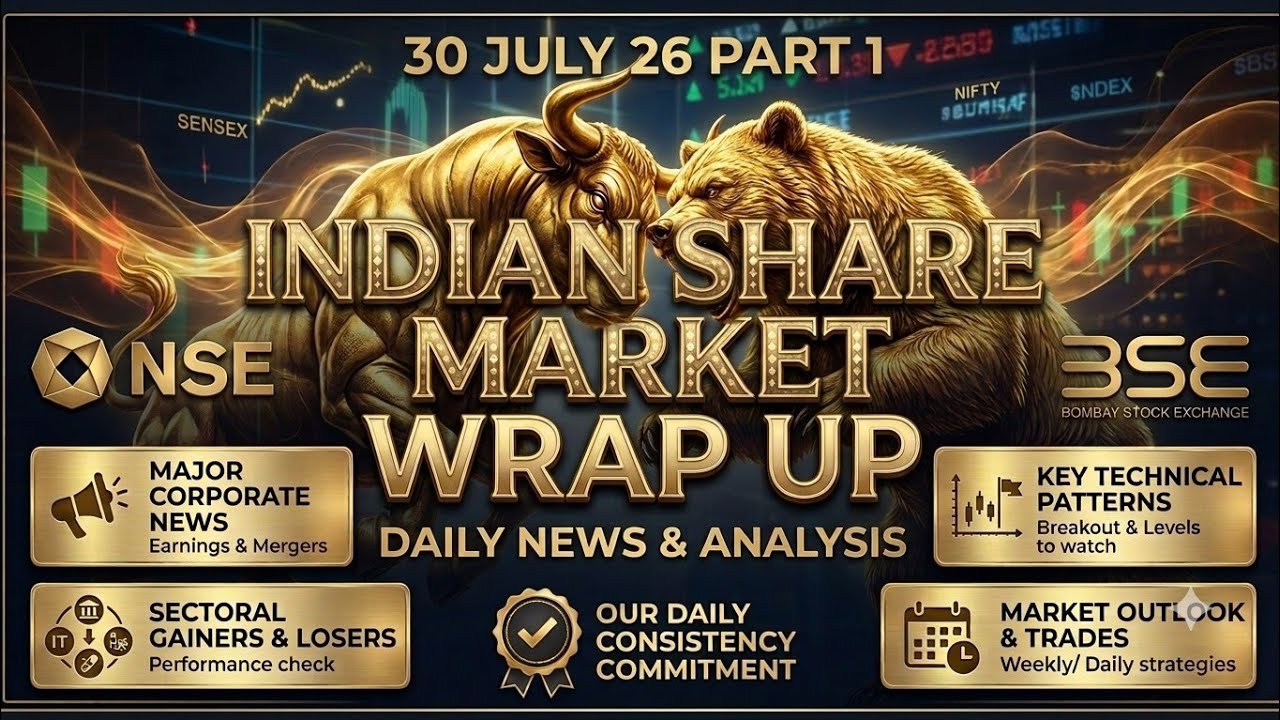 Stock Market Update Today: Nifty & Sensex Extend Gains! | Global Escalation Impact | 30 July 2026