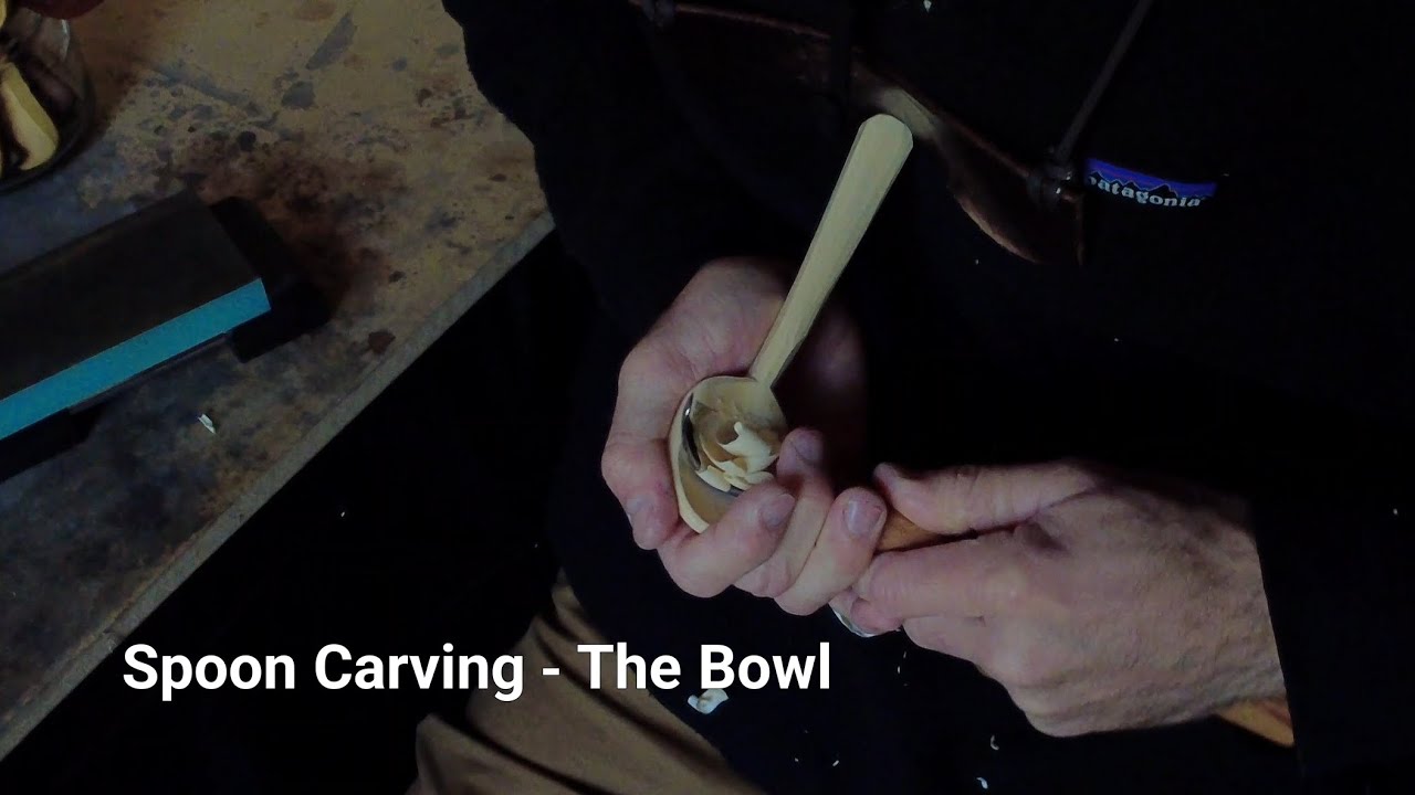 Spoon Carving - Hook knife work ASMR (silent/no talking)