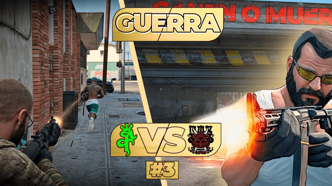 NAMELEZ VS FAMILIES DIA 3/7 GUERRA GTA V ROLEPLAY | DovuX Life RP