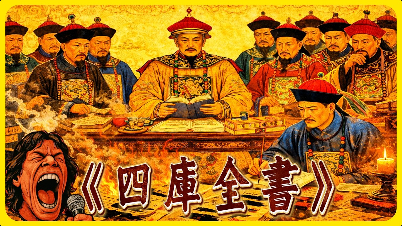 乾隆的文化大清洗：四庫全書背後被掩蓋的歷史真相｜壁畫太多助眠故事 ｜冷門歷史 ｜ 奇聞軼事｜失眠治療