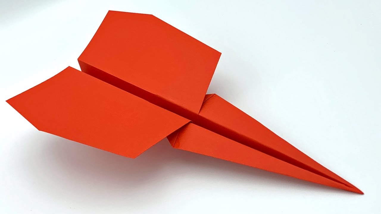 How To Make A Paper Airplane That Flies Far. The Marlin Paper Airplane