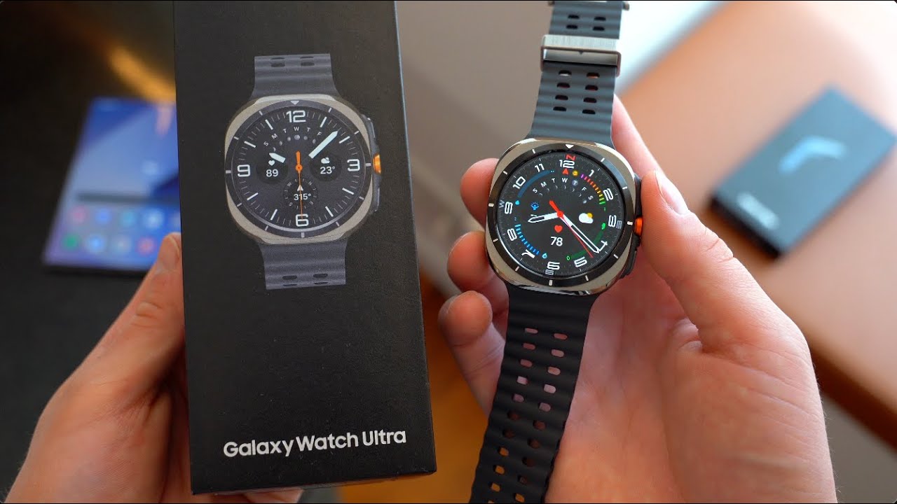 Распаковка Samsung Galaxy Watch Ultra!