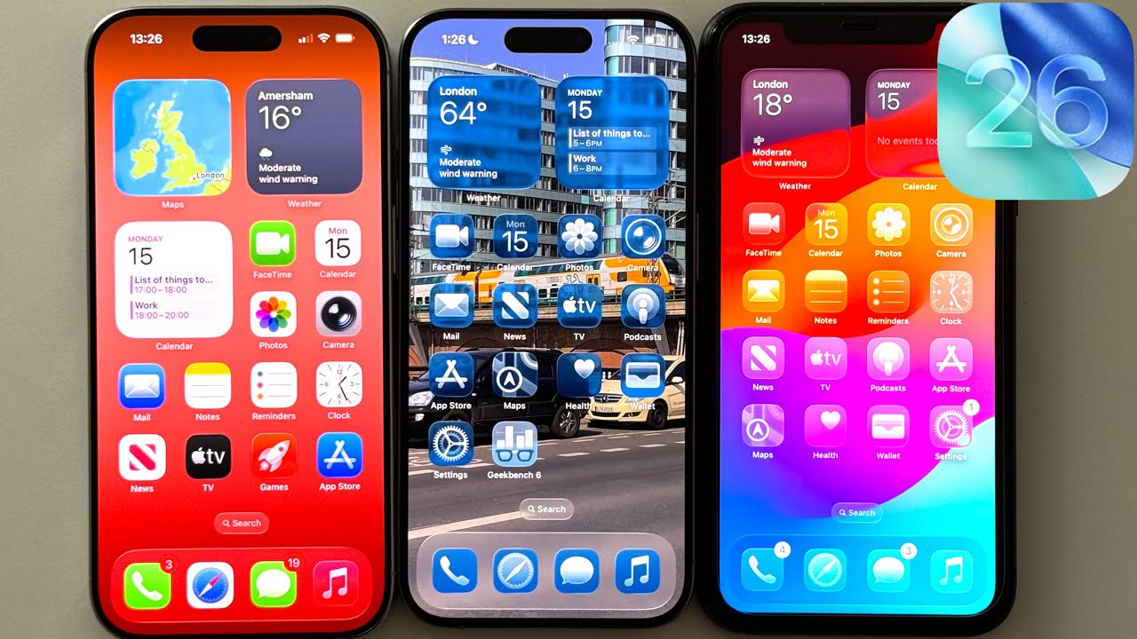 iPhone: How To Change App Icons on iOS 26 to Glass / Colors / Transparent Appearance