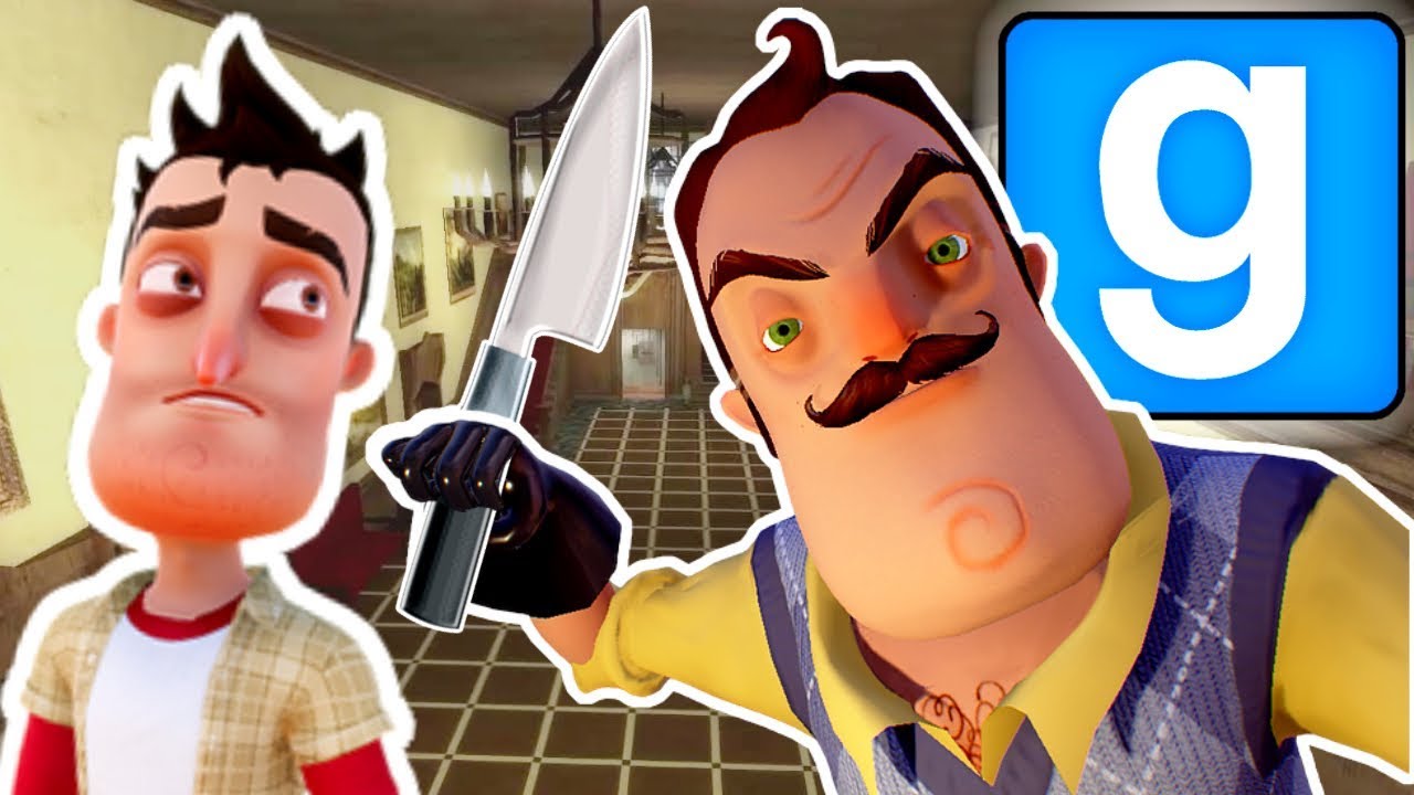 GMOD MURDER MYSTERY IN THE NEIGHBOR'S HOUSE! | Multiplayer Garry's Mod Gameplay