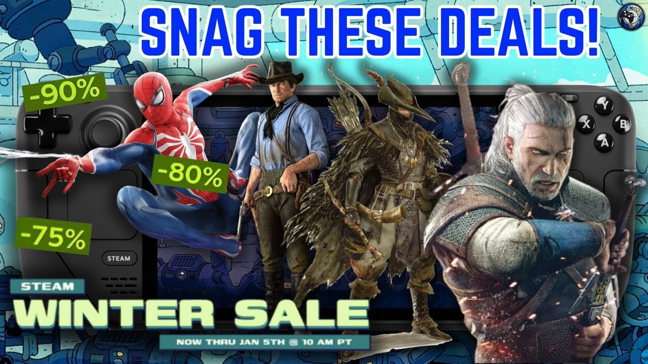 Steam WINTER SALE! OVER 20 MUST BUY Games For Steam Deck!