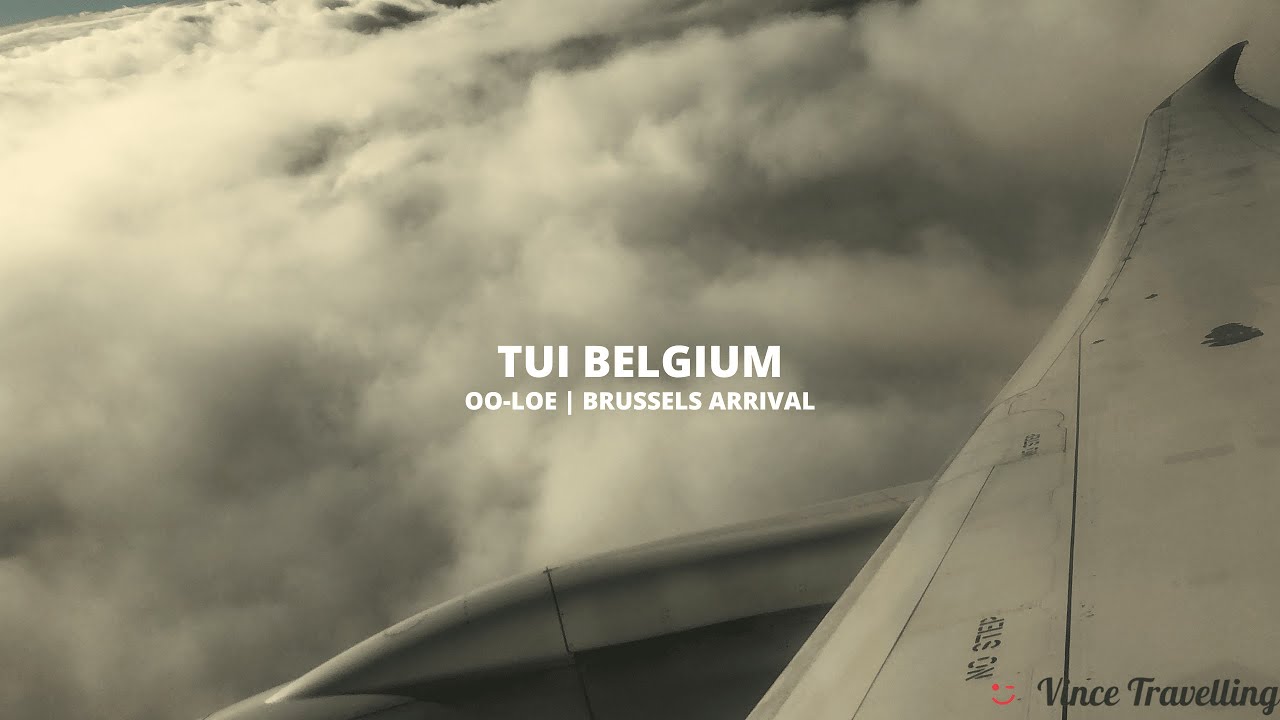 LOW VISIBILITY LANDING into Brussels Airport | TUI Belgium | Vince Travelling