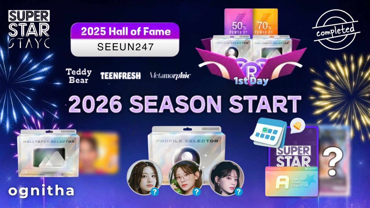 [4K] [SuperStar STAYC] 2026 SEASON START (ft. 2025 Hall of Fame & 1st Day Shop) (Pt.1) @STAYC