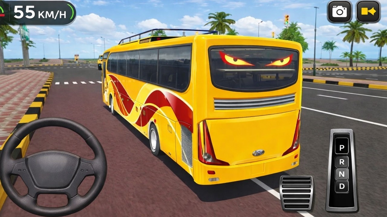 City Bus Driver Sim 3D Gameplay – Realistic Bus Driving Simulator on Android | Roadex Gaming