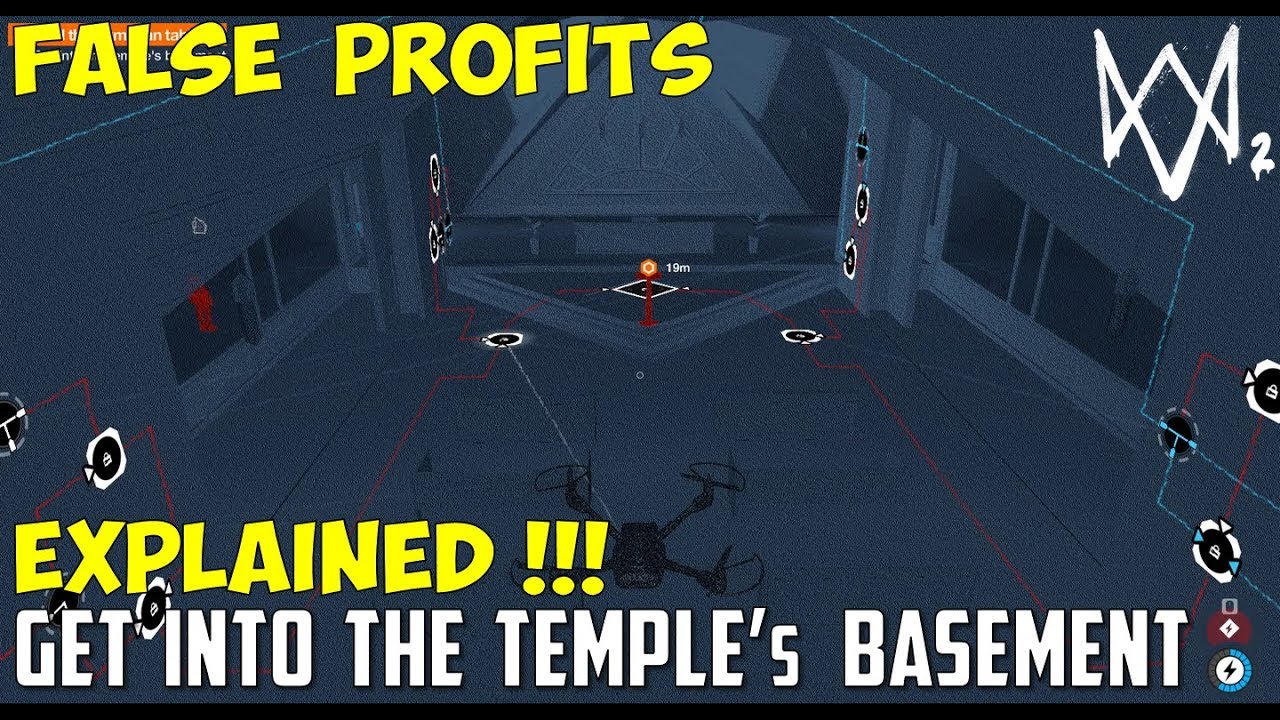How to get into the Temple's Basement to find the Sumerian Tablets | False Profits | Watch Dogs 2