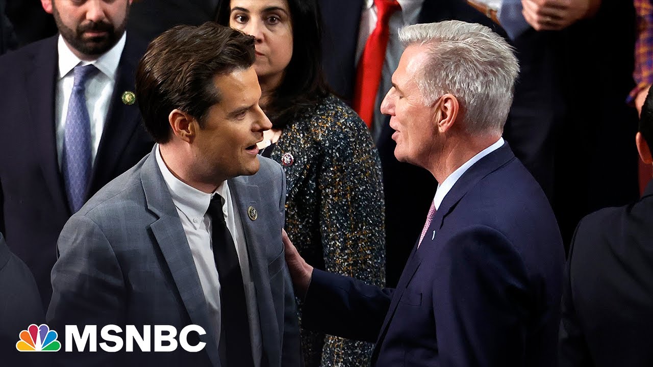 'The Real Housewives of Capitol Hill': Rep. Gaetz threatens to oust Speaker McCarthy