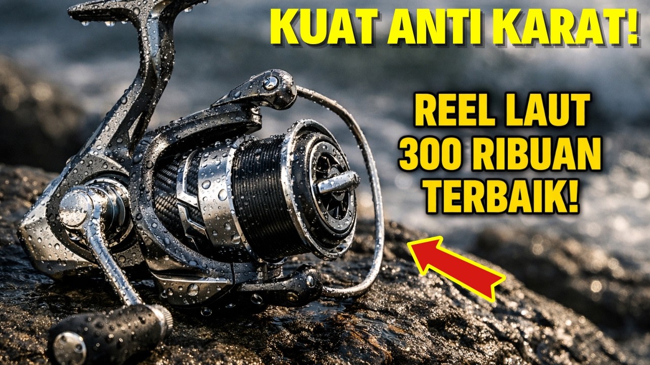5 Reel Pancing Laut 300 Ribuan Paling Badak & Anti Karat! (2026)