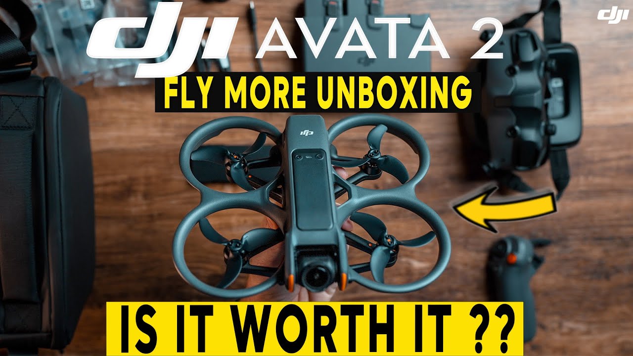 DJI AVATA 2 UNBOXING - FLY MORE COMBO 3 BATTERY