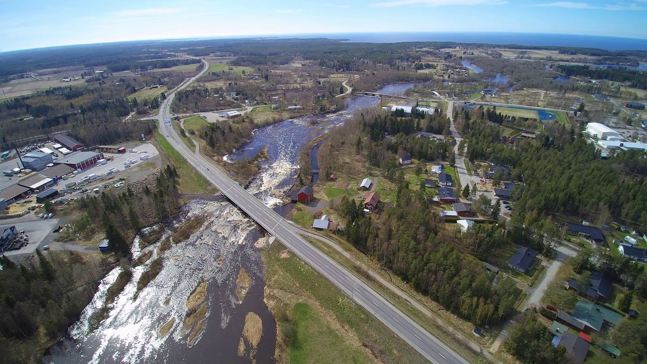 Pyhäjoki ilmakuvaa 16.5.2019